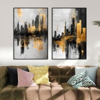 Картина ArtShop The Buildings of The City Diptych 60x90cm (SET526-LL-L)