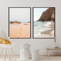 Pictură ArtShop The Sea and The Rocks Diptych 60x90cm (SET584-MM-L)