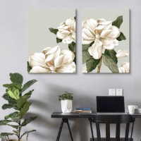 Картина ArtShop White Flowers Diptych 40x60cm (SET126-XL)