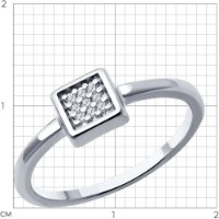 Inel SOLOVOV JEWELRY 94-210-02093-1 s.17 1,77g imaginea #2 — magazin online Desire.md