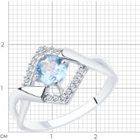 Inel SOLOVOV JEWELRY 94-310-00380-1 s.18 2,01g imaginea #4 — magazin online Desire.md