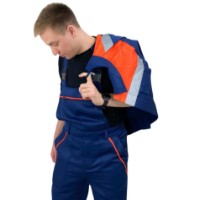 Jacheta de lucru Soling 001 3637 Blue, s.56-58 5/6 imaginea #2 — magazin online Desire.md