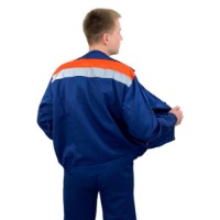 Jacheta de lucru Soling 001 3637 Blue, s.56-58 5/6 imaginea #4 — magazin online Desire.md