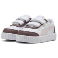 Ghete pentru copii Puma Carina Mia V Puma White/Powder Pink, s.20 imaginea #1 — magazin online Desire.md