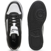 Ghete pentru copii Puma Rebound Slam Lo Jr Puma White/Black, s.37 imaginea #4 — magazin online Desire.md