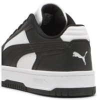 Ghete pentru copii Puma Rebound Slam Lo Jr Puma White/Black, s.37 imaginea #6 — magazin online Desire.md