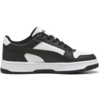 Ghete pentru copii Puma Rebound Slam Lo Jr Puma White/Black, s.38 imaginea #3 — magazin online Desire.md