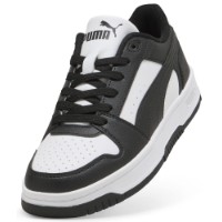 Ghete pentru copii Puma Rebound Slam Lo Jr Puma White/Black, s.38 imaginea #5 — magazin online Desire.md