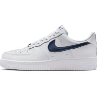 Кеды мужские Nike Air Force 1 07 White/University Red/Midnight Navy, s.44 фото №2 — интернет-магазин Desire.md