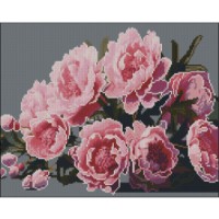 Mozaic cu diamante Strateg Ветка пиона 40X50cm  (57306)