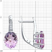 Cercei SOLOVOV JEWELRY 94-320-02054-3 3,46g imaginea #2 — magazin online Desire.md