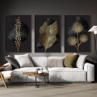Pictură ArtShop Golden Leaves 40x60cm (SET497-M-PL)