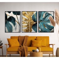 Pictură ArtShop Tropical Leaves Triplych 30x45cm (SET505-L)