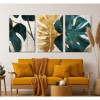 Pictură ArtShop Tropical Leaves Triplych 40x60cm (SET505-XL)