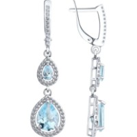 Серьги SOLOVOV JEWELRY 94-321-02047-1 4,56g