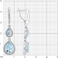 Серьги SOLOVOV JEWELRY 94-321-02047-1 4,56g фото №3 — интернет-магазин Desire.md
