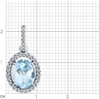 Pandantiv SOLOVOV JEWELRY 94-330-01999-1 1,42g imaginea #3 — magazin online Desire.md