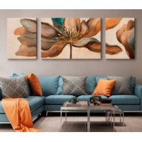 Pictură ArtShop Bright Flower Triptych (SET140-L-PL) 