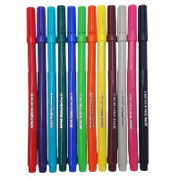 Set carioci Hiper Slimline Fineliner 12pcs (HSF-7012)