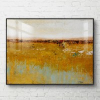 Pictură ArtShop Wood Texture Blue And Yellow 60x40cm (PA22-L)