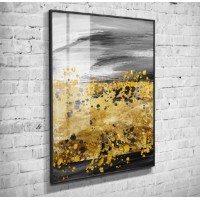 Pictură ArtShop Yellow-Gray Abstraction 30x45cm (PA34-XL)