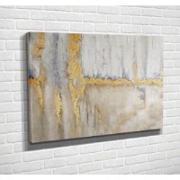 Pictură ArtShop Delicate Antique Texture Gray & Gold 60x40cm (PA31-L-PL)