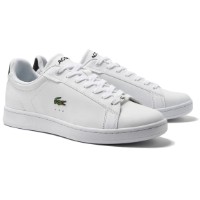Ghete pentru bărbați Lacoste Carnaby Pro BL Leather Tonal White, s.44.5