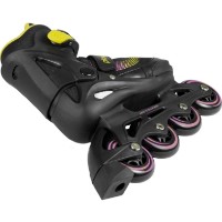 Роликовые коньки Playlife Joker Yellow Glow Combo, s.28-31 фото №3 — интернет-магазин Desire.md