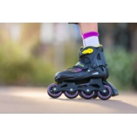 Роликовые коньки Playlife Joker Yellow Glow Combo, s.31-34 фото №7 — интернет-магазин Desire.md