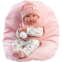 Păpușa Llorens Bimba RN Estampado Gatitos Con Cojin 35cm (63504) imaginea #2 — magazin online Desire.md