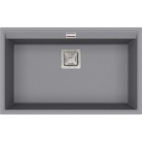 Chiuvetă de bucătărie Aquasanita Helika Delicia SQD101 Alumetallic imaginea #3 — magazin online Desire.md