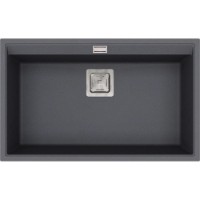 Chiuvetă de bucătărie Aquasanita Helika Delicia SQD101 Graphite imaginea #3 — magazin online Desire.md