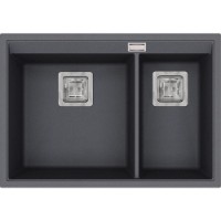 Chiuvetă de bucătărie Aquasanita Helika Delicia SQD150 Graphite imaginea #1 — magazin online Desire.md