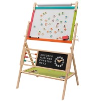 Tablă pentru desen Baby Mix Wood Montessori 2in1 (58313)