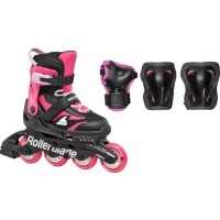 Role RollerBlade Set Microblade Combo 4pcs Black/Pink s.33-36,5 (86B0751550NJ02)