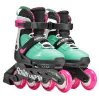 Role RollerBlade Microblade XT, s.36,5-40.5 Black/Sea Green (86B0751520NG03) imaginea #5 — magazin online Desire.md