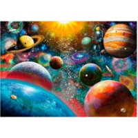 Tablou pe numere PRC Colorful Space 30x40cm (PB5307)