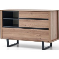 Комод Dogtas Solid 3200398838 Oak/Black фото №2 — интернет-магазин Desire.md