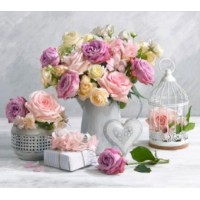 Tablou pe numere PRC Roses 30x40cm (PB5482)