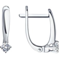 Cercei din aur alb cu diamante Casa Bosco 1021834-3 1,8g
