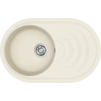 Chiuvetă de bucătărie Aquasanita Helika MP100 Blanched almond imaginea #1 — magazin online Desire.md