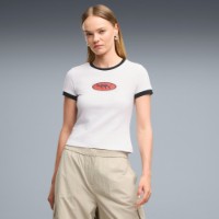 Tricou de dame Puma Future Archive Graphic Ringer Puma White, s.XL imaginea #3 — magazin online Desire.md