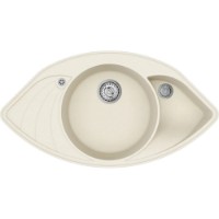 Chiuvetă de bucătărie Aquasanita Helika Papillon SCP151 Blanched almond imaginea #1 — magazin online Desire.md