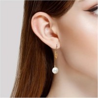 Серьги из красного золота с жемчугом Casa Bosco 792296 5,57g фото №4 — интернет-магазин Desire.md