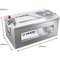 Автомобильный аккумулятор Varta Professional EFB (932 240 120) фото №2 — интернет-магазин Desire.md