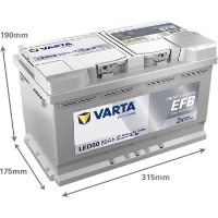 Автомобильный аккумулятор Varta Professional EFB (932080080) фото №2 — интернет-магазин Desire.md