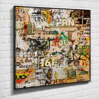 Pictură ArtShop Notice Board In America 100x100cm (PA36-LL)