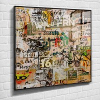 Pictură ArtShop Notice Board In America 80x80cm (PA36-M)