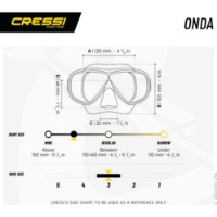 Masca pentru înot Cressi Onda Pink (DN207040) imaginea #5 — magazin online Desire.md