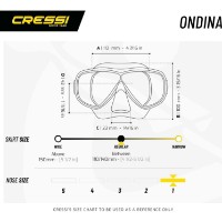 Маска и трубка для ныряния Cressi Ondina JR + Top Combo Clear/Blue (DM1010132) фото №6 — интернет-магазин Desire.md